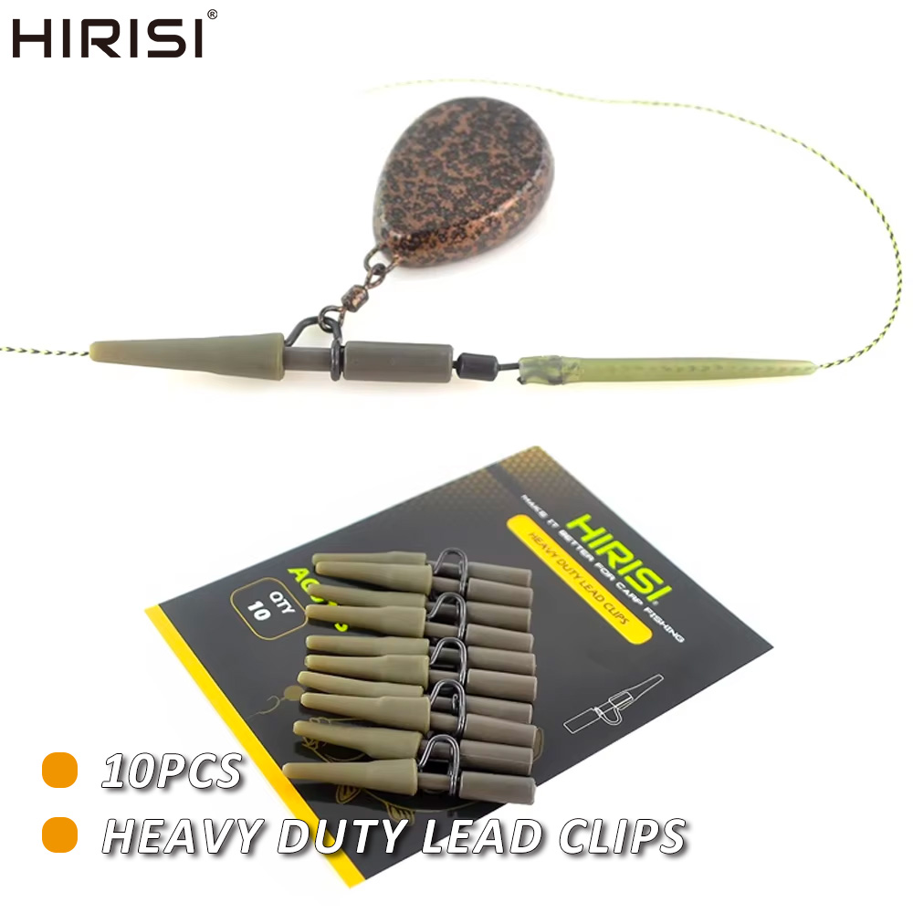Hirisi 10 قطعة مقاطع الرصاص ال - مراجعة Ice Fishing Tip Up وسعره